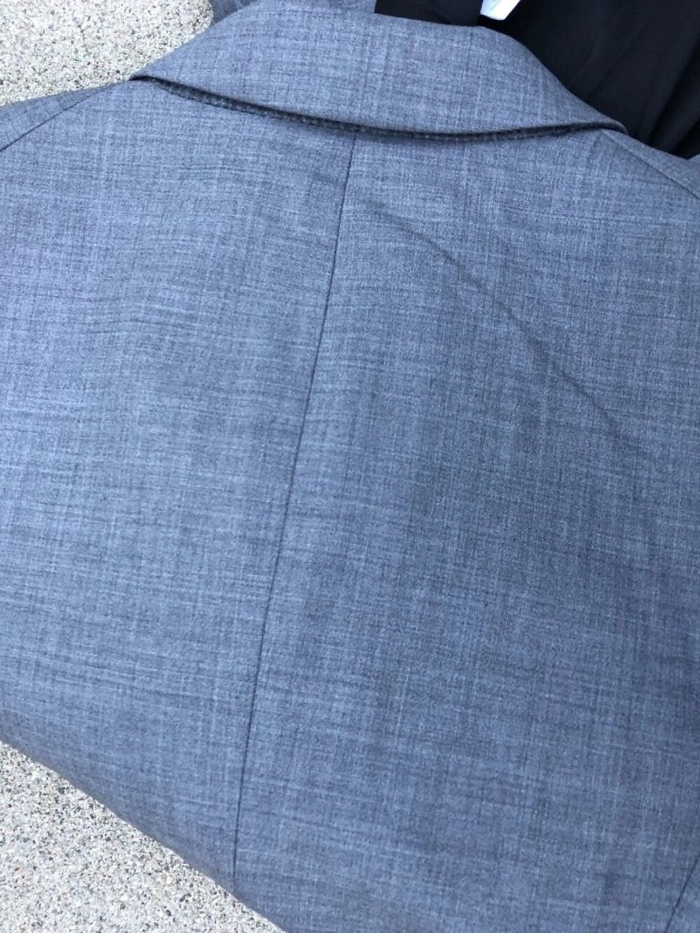 THEORY Wool Blazer Jacket Coat Women's 4 Grey Long Sleeve Button - Picture 2 of 9